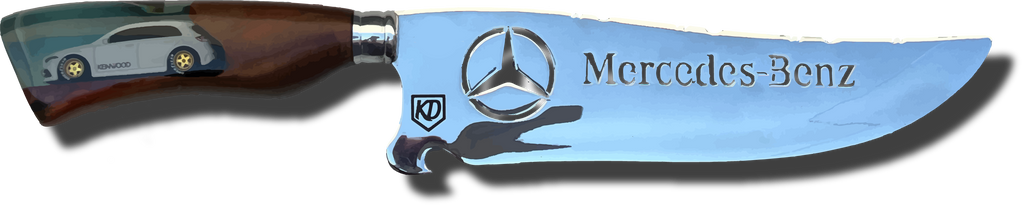 Faca Mercedes-Benz Personalizada