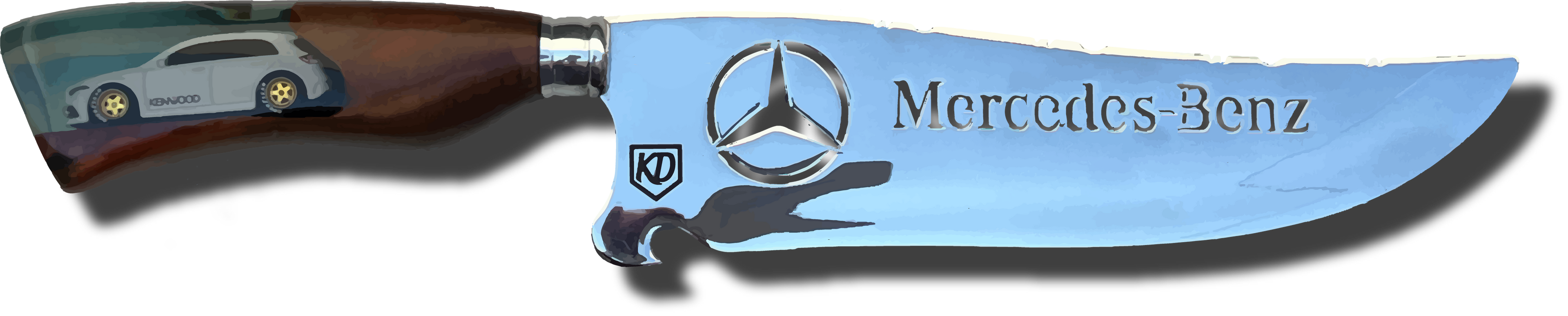Faca Mercedes-Benz Personalizada